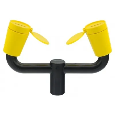 Eyewash Dual Stream Head Assembly