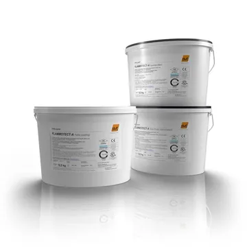 SVT PYRO-SAFE ® flammotect-a طلاء أبيض ، 15 كجم ، برميل - 01155105