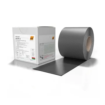 SVT PYRO-SAFE® DG-CR 1.5 Fire Protection Fabric Anthracit, 125 mm Width, 10 M P. Roll - 01261125