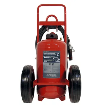 ANSUL RED LINE Extinguisher, Wheeled 150 lb, Dry Chemical, Corrosion Resistant, BC
