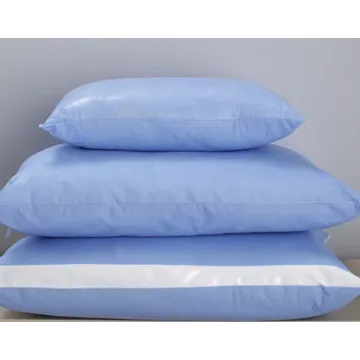 The Pillow Factory Revolutionary Care™ Pillow 19X25, Blue, Full Loft Level with SRC®, Size 48 cm x 63.5 cm