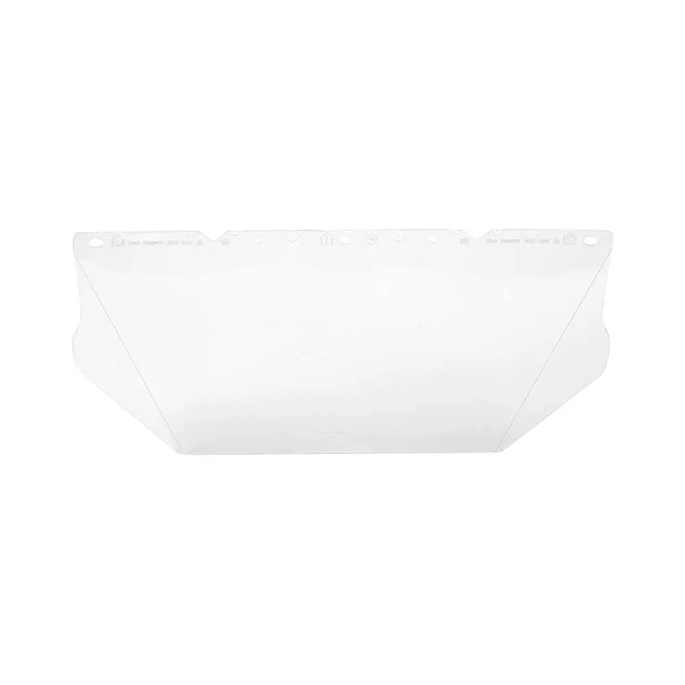 MSA V-Gard Visor, Contoured, Clear PC, 8