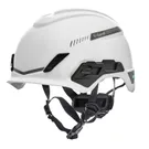 MSA V-Gard H1 Trivent Helmet, Vented, White, Fas-Trac III Pivot Foam, EN12492