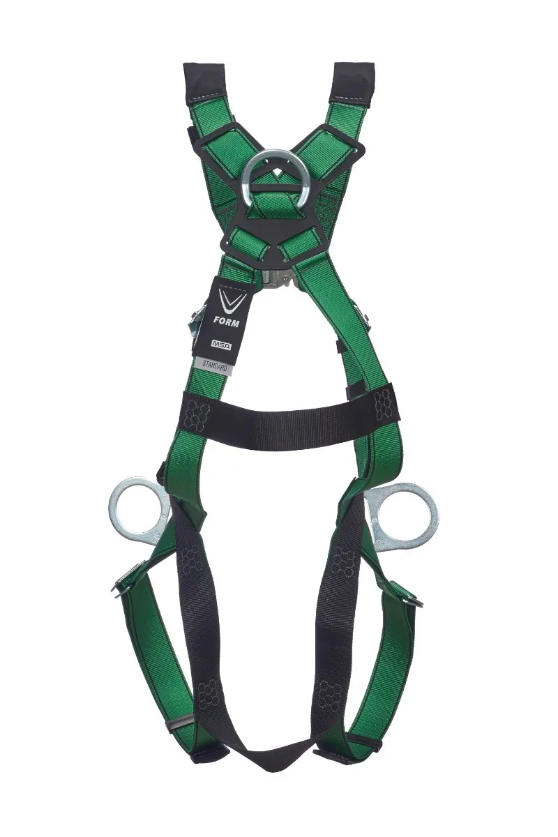 MSA حلقات V-Form ™ ، حلقات قياسية ، خلفية و hip D ، Qwik-fit Strapsquick Connect Connect Buckle