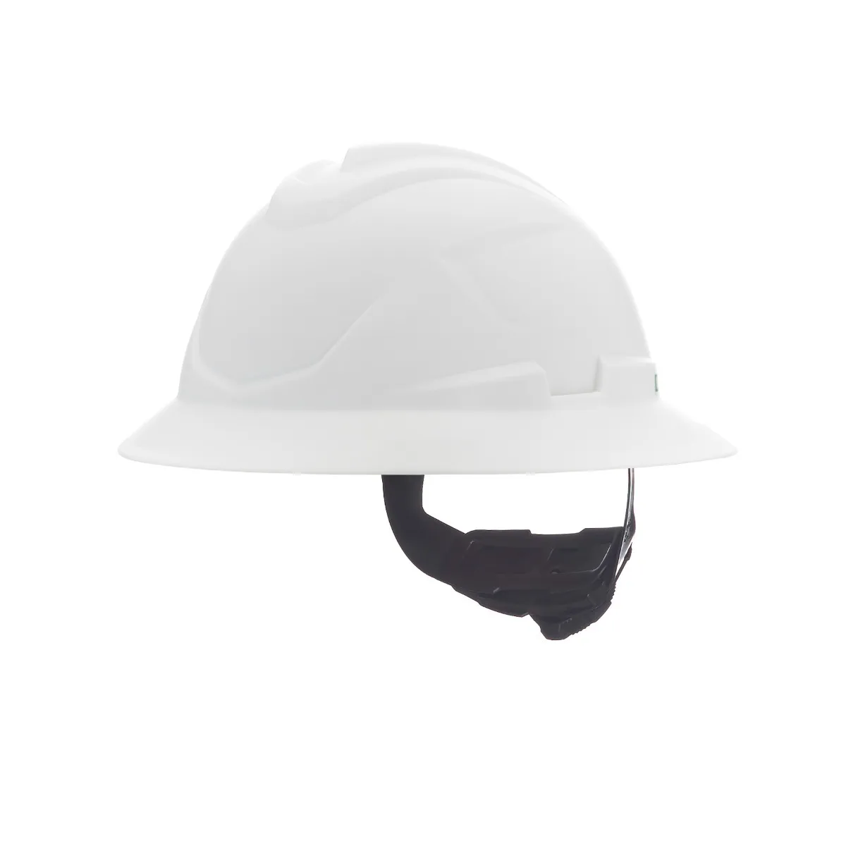 MSA V Gard C1 Full Brim Cooling Hard Hat Vented Fas Trac III White