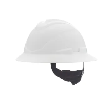 MSA V-Gard C1™ Full Brim Cooling Hard Hat, Non-Vented, Fas-Trac III, White, ReflectIR™ Thermal Barrier - 10215837
