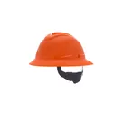 MSA V-Gard C1™ Full Brim Cooling Hard Hat, Non-Vented, Fas-Trac III, Orange, ReflectIR™ Thermal Barrier - 10215843