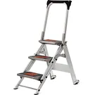 LittleGiant Aluminum Folding Step, 26 in Overall Height, 300 lb Load Capacity, Number of Steps: 3