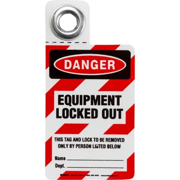 Brady Equipment Locked Out Tag - 105722