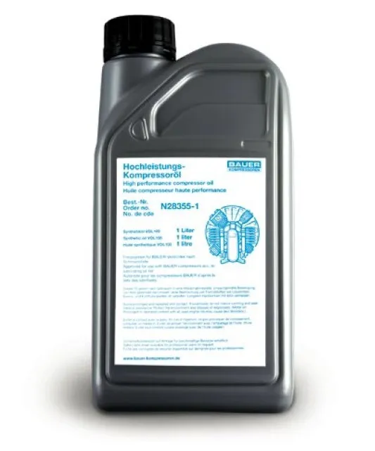 BAUER Compressor Oil, 1 Liter, Exchange for N24906-1 - N26303-1