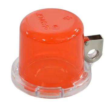BRADY Push Button Lockout Device (22 mm), Red, with Standard Cover