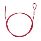 Brady 131065 Double Looped Lockout Cable, 0.18 in x 6 ft
