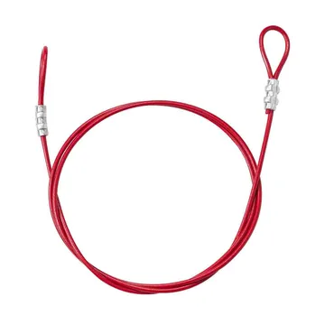 Brady 131064 Double Looped Lockout Cable, 0.18 in x 4 ft