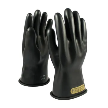 NOVAX® Electrical Rubber Glove, Black, Class 00, Length 280 - XBK-075-S1-280