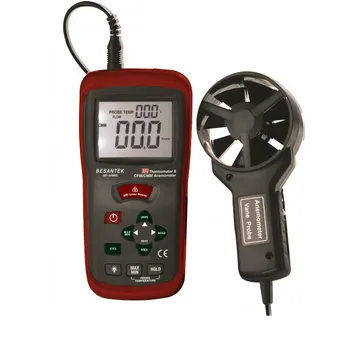 BESANTEK IR Thermometer & CFM/CMM Vane Anemometer - BST-AFM05
