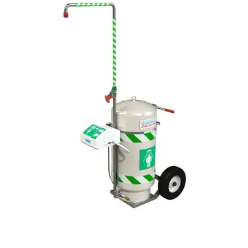 HUGHES Mobile self-contained safety shower with eye wash - STD-40K/45G
