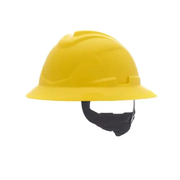 MSA V-Gard C1™ Full Brim Cooling Hard Hat, Non-Vented, Fas-Trac III, Yellow, ReflectIR™ Thermal Barrier - 10215841