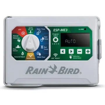 الطراز الأساسي لـ Rain Bird® ESP-ME3 ذو 4 محطات، مع إمكانية الاتصال بشبكة Wi-Fi - F55420