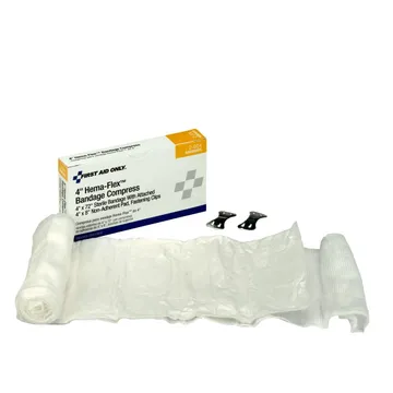 First Aid Only 4" Hema-Flex™ Bandage Compress, 1/ Box - 2-004-001