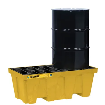 EcoPolyBlend Yellow 2 Drum In-Line Pallet with Drain - 28624