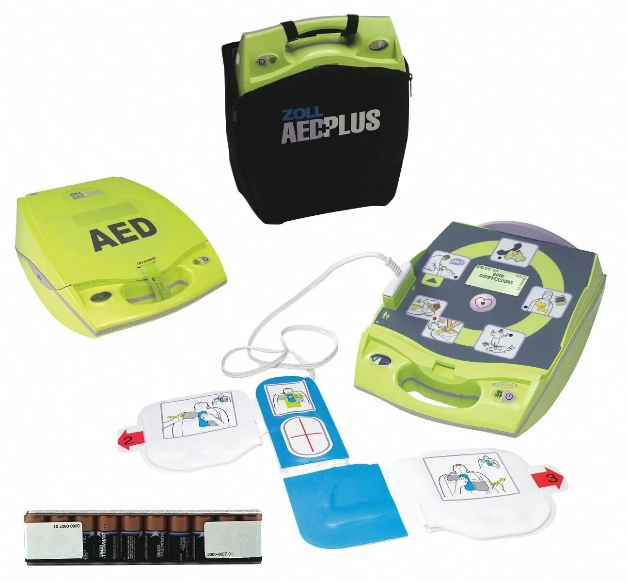 Zoll AED Plus Semi Outomatic Maillillator Home/Office AED (INC. Carry Case) - 20100000101011400