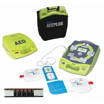 Zoll AED Plus مزيل الرجفان شبه الأوتوماتيكي للمنزل/المكتب AED (بما في ذلك حقيبة الحمل)