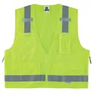 ERGODYNE Glowar ® 8250Z Surveyors Vest Type R ، الفئة 2 ، Zipper ، L/XL