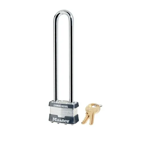Padlock 21KALN Laminated Steel, 5-3/4in (15cm) Shackle, Keyed Alike, Blue