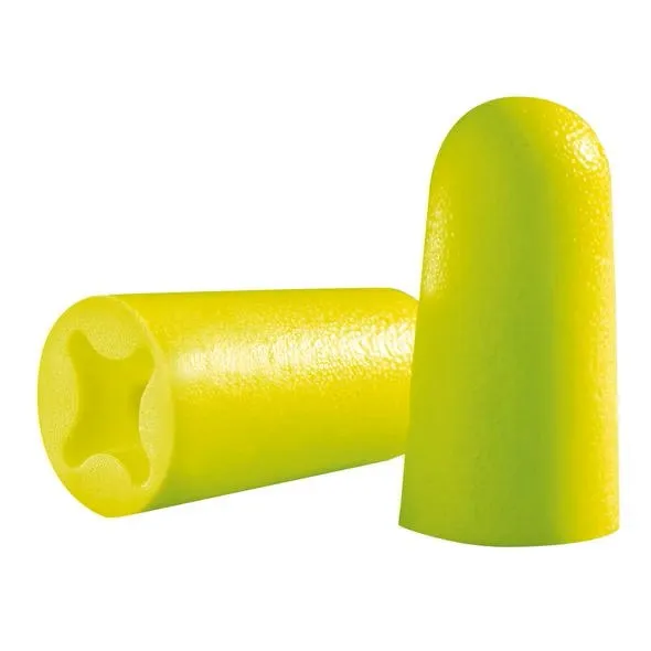 uvex X-Fit Disposable Earplugs without Cord, Lime, 200 Pairs per Box - 2112001