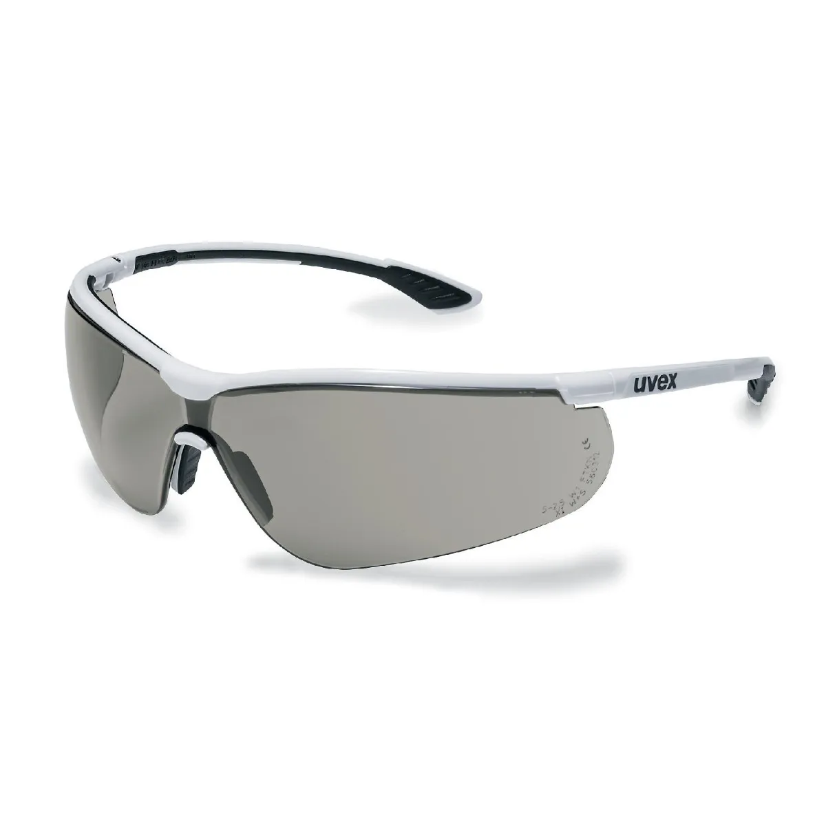 UVEX Sportstyle Safety Spectacles, Anti-Fog, Extremely Scratch-Resistant, Grey - 9193280