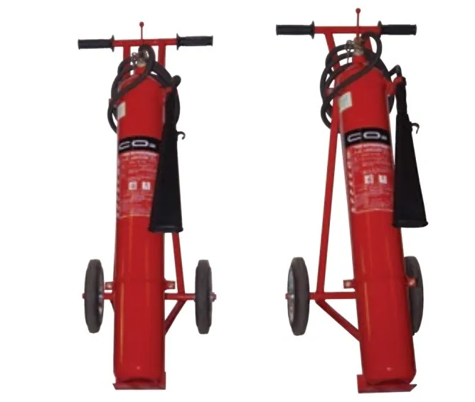 SFFECO Mobile CO2 Extinguisher, 10 Kg, Model TC 10, SASO Approved - 30003010014