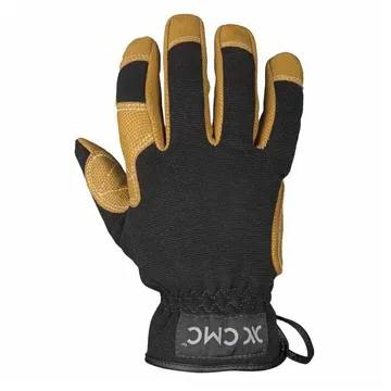 CMC Rescue Rappel Gloves, Black and Gold, Large - 250254