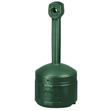 Justrite Smokers Cease Fire® Forest Green- 26800G (Cigarette Receptacles)