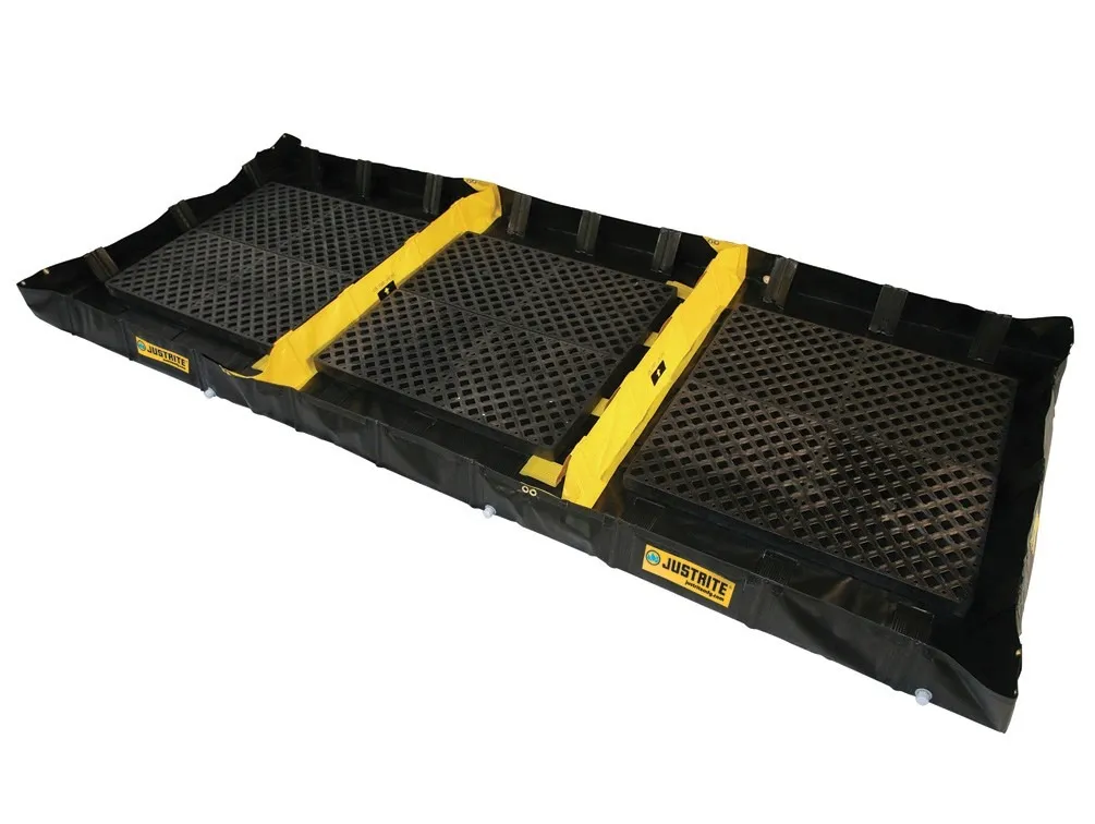 JUSTRITE DECON QUICKBERM®, 3-Zone, 6'W X 16'L X 8"H
