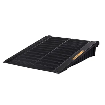 Ramp For 2 To 4-Drum EcoPolyBlend™ DrumShed™, Recycled Polyethylene, Black