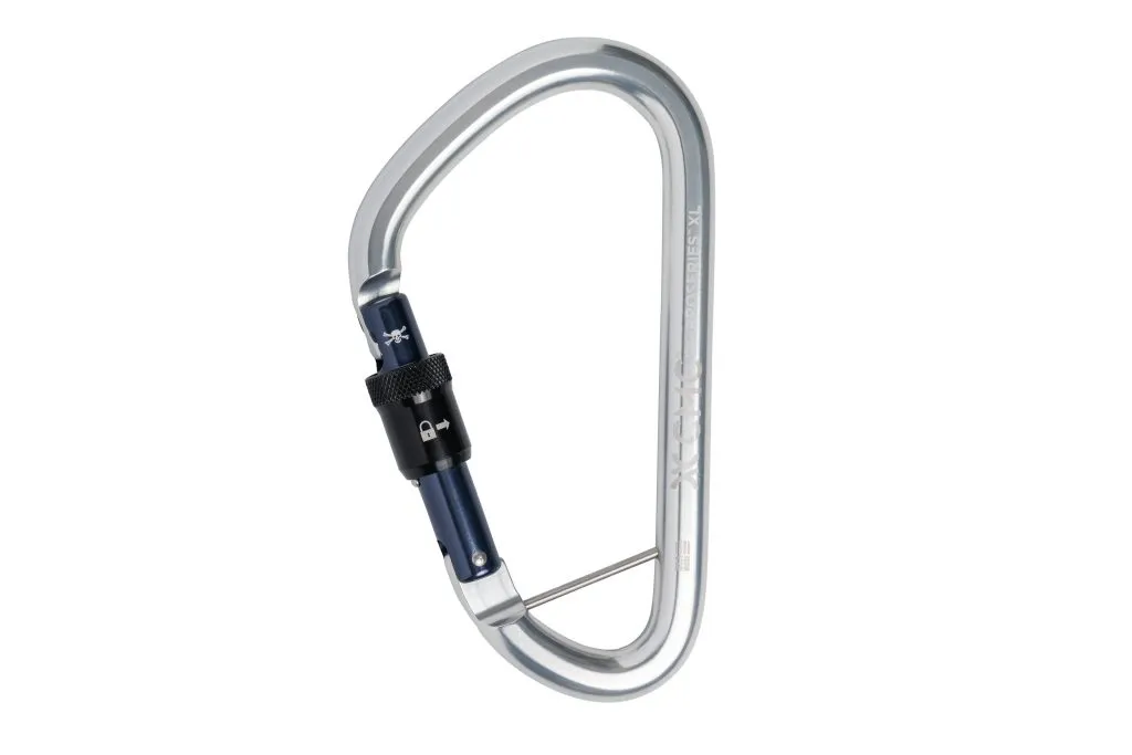 CMC PROSERIES® ALUMINUM KEY-LOCK CARABINERS XL Screw-Lock, Brite