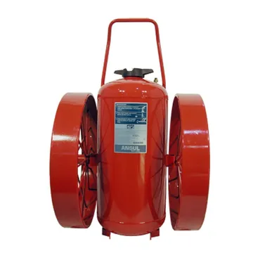 Ansul Red Line Wheeled Purple K Dry Chemical Fire Extinguisher, CR-I-K-150-C  - 31500