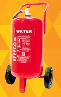 SFFECO Mobile Water Trolley Type Fire Extinguisher, 100 Ltrs, Model WT100, SASO Approved - 30006010006