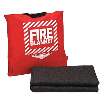 FIRST AID ONLY Fire Blanket, 6.7 ft x 5.2 ft, Wool - 39P028    