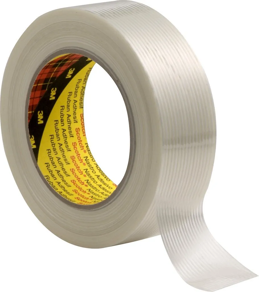 3M™ Scotch® General Firce Filament Tape 8956 ، White ، 19 مم × 50 م ، 0.12 مم - KT000000218