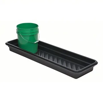 ULTRATECH Spill Tray, 48 in L x 12 in W, 12 gal Spill Capacity, Black - 1031