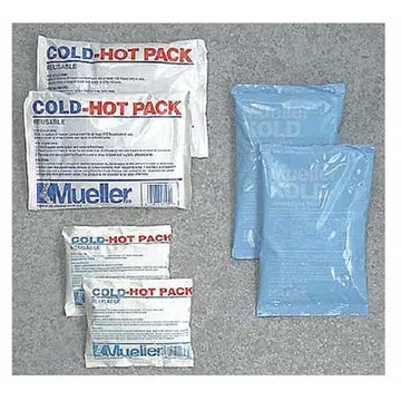 Reusable Cold/Hot Pack, White/Blue, Waterproof, 4 3/4 in Length, 6 in Width, 12 PK - 030104