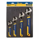 IRWIN VISE-GRIP Adjustable Wrench Set, Alloy Steel, Chrome, Cushion Grip, 6 in to 12 in - 2078706