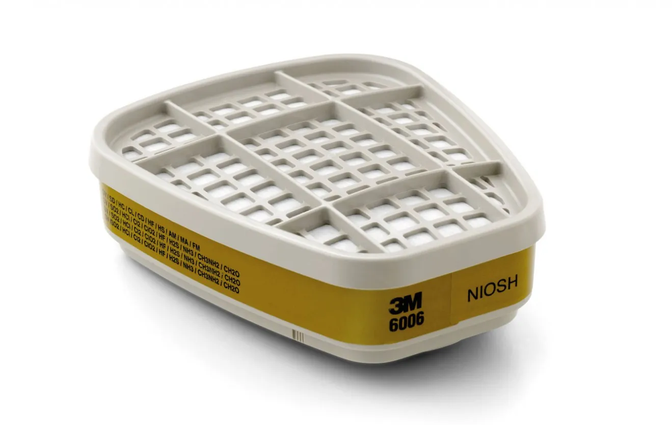 3M™ 6006 مرشح خرطوشة الغاز/البخار متعددة