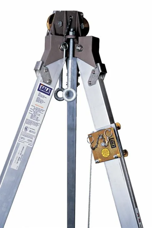 3M DBI-SALA confined space tripod leg pulley 8003238 fits up to 1/4 in lifeline