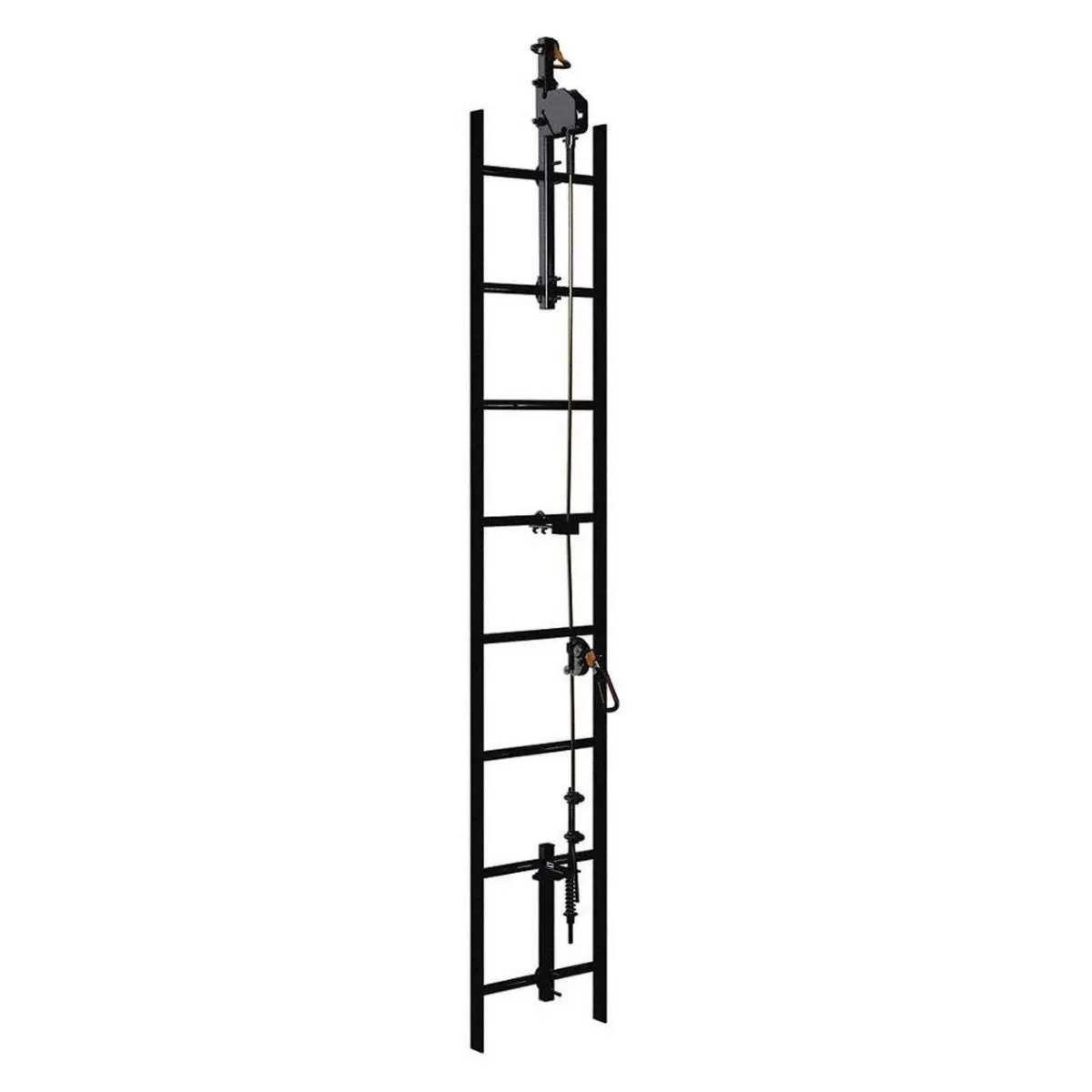 3M™ DBI-SALA® Lad-Saf™ Cable Vertical Safety System, Galvanized Steel, Complete System-30 ft, 6118030