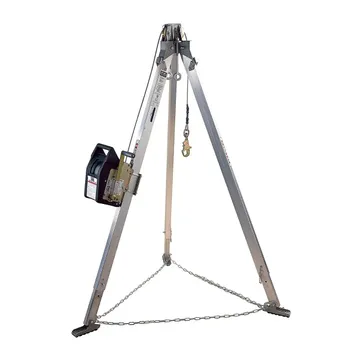 3M DBI-SALA aluminum tripod with 60 ft winch, 7 ft height, galvanized cable, SKU 8301080