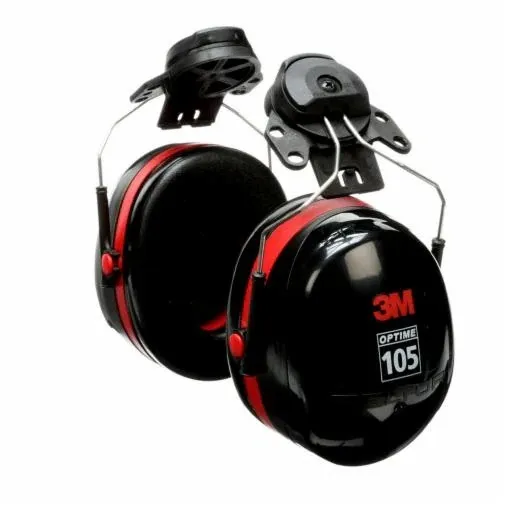 3M™ PELTOR™ Optime™ 105 Cap-Mount Earmuffs H10P3E for Hearing Conservation