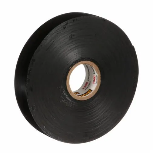 3M Scotch 130C rubber splicing tape 7000006085, black, 19mm x 9.1m