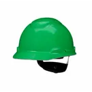 3M™ SecureFit™ Hard Hat H-704SFR-UV, Green, 4-Point Pressure Diffusion Ratchet Suspension, with UVicator, 20 ea/Case